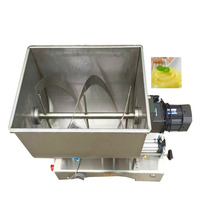 Machine horizontale de remplissage et de mélange de crème de dentifrice à tête multiple en forme de U avec mélangeur chauffant semi-automatique