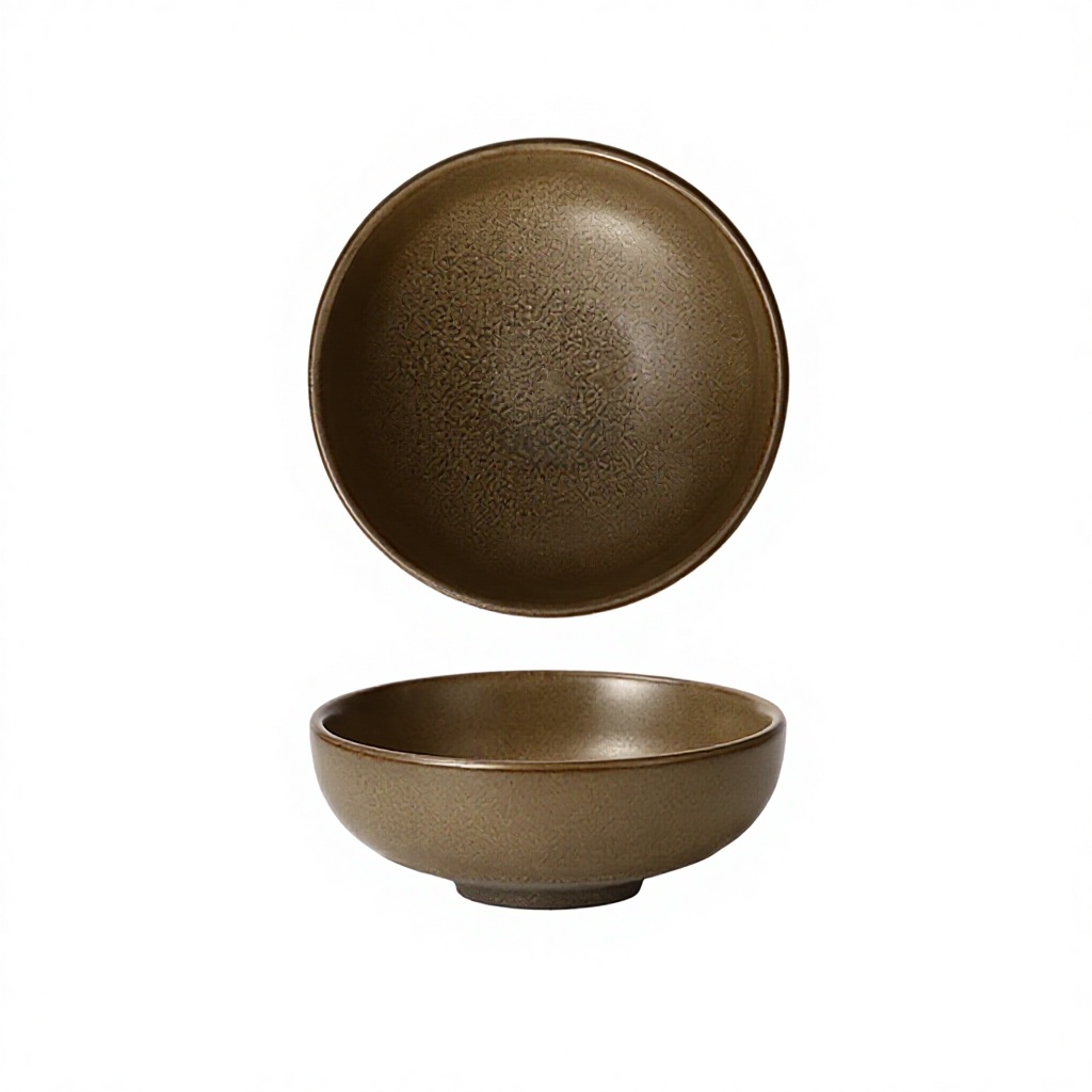 Tazón de 4.25 pulgadas - marrón plateado