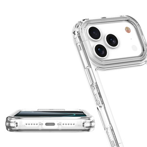 เคสโทรศัพท์กันกระแทก 3 in 1 แบบใส ป้องกัน 360 องศา สำหรับ iPhone Samsung Xiaomi series - Product Image 5