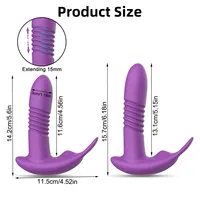 Stoßvibrator für Frauen APP-gesteuerter Rotierender Teleskop-Dildo Fernbedienung G-Punkt-Massage Klitoris-Stimulator Sexspielzeug für Frauen