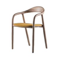 Chaises de salle à manger en bois de couleur naturelle Neva, style nordique, fournies par une usine professionnelle