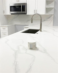 GOLDTOP Thạch Anh Cuarzo OEM/ODM Thạch Anh Đá Phiến Lớn Màu Trắng Được Đánh Bóng Bề Mặt Cho Mặt Bàn Nhà Bếp - Product Image 4