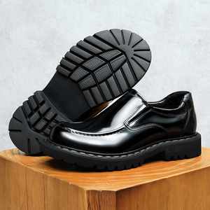 Chaussures Aurora personnalisées haut de gamme - Chaussures en cuir souple antidérapantes, décontractées, rétro et élégantes, chaussures de ville décontractées - Product Image 6