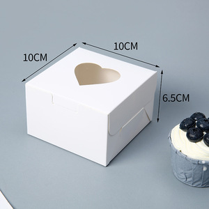 Caja <span class=keywords><strong>de</strong></span> Papel Kraft Personalizable <span class=keywords><strong>de</strong></span> Primera Calidad con Ventana para Empaque <span class=keywords><strong>de</strong></span> Cupcakes y Productos <span class=keywords><strong>de</strong></span> Panadería, MOQ Bajo - Product Image 2