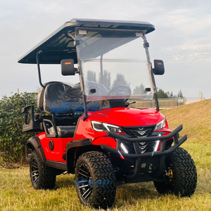 Carrito de Golf Eléctrico de 4 Ruedas con Estructura de Acero, Batería de Litio de Alta Calidad, Aire Acondicionado y 4 Asientos, Precio de Fábrica 2025 - Product Image 1