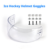Visor Helm Hoki Tebal 3.3mm Tahan Benturan Lensa PC Mitsubishi Mudah Dipasang untuk Perlindungan Wajah dari Pemasok Kustom Hoki