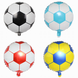 Felice <span class=keywords><strong>6</strong></span> ° compleanno festa di gol campione di calcio trofeo numero lettera palloncini in lamina calcio stampato elio palloncino in lattice set - Product Image 4