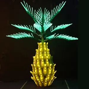 Outdoor IP65 Waterproof LED Decorative Lighting Pineapple Coconut Palm Tree Holiday Garden Decor Installation Service Included