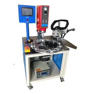 Plastic Slabs Case Sealing cf cards Rotary Table Ultrasonic Plastic Welder Plastic Welding Machine