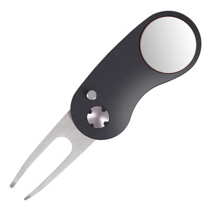 Fourche de golf durable en ABS avec marqueur de balle magnétique, bouton pop-up moderne, forme de wedge, kit d'accessoires pour la réparation du gazon et le putting green - Product Image 4