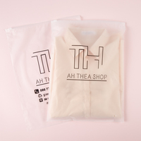 Givré PE Ziplock Sacs Réutilisable Vêtements Chaussures Vêtement Cadeau Bijoux Emballage En Plastique Fermeture Éclair Sacs pour Vêtements