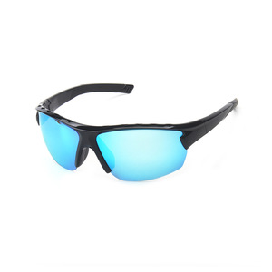 Gafas de Sol Deportivas TR90 <span class=keywords><strong>para</strong></span> Exteriores, Almohadillas Nasales Ajustables, <span class=keywords><strong>Lentes</strong></span> Espejadas UV400, Montura Semi-Sin Aro <span class=keywords><strong>para</strong></span> Protección Contra el Viento, Ciclismo y Running - Product Image 5