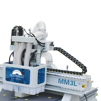 Centre d'usinage vertical CNC MAMIMAC MM3L, machine à percer multi-broches pour le travail du bois