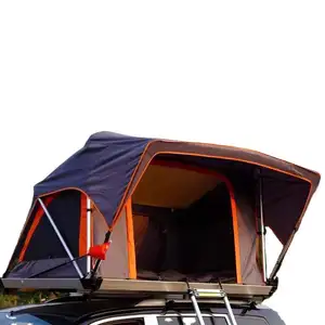 Outdoor Car Roof Tent Automatic 1 Second Fast Open Camping Road Trip 2 People Rainproof Off-Road Soft Top Tent