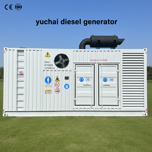 Generador Eléctrico Diésel Yuchai Weichai de 150 kVA, 250 kVA, 300 kVA, Silencioso, 1500 rpm, 50 Hz, <span class=keywords><strong>Alternador</strong></span> de Cobre, <span class=keywords><strong>Precio</strong></span> de Fábrica - Product Image 1