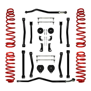 Kit sospensioni 4x4 Offroad 2.5 "Lift elicoidale per 2007 2018 Jeep Wrangler JK Control braccio corto barra anteriore pista posteriore ondeggiare Lin