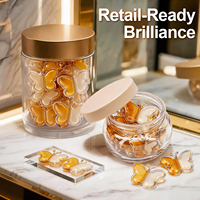 Mini Coffret Cadeau de Sérums Capillaires Parfumés à l'Huile d'Argan et Vitamine E, Soin Hydratant Naturel Bio Sans Rinçage, Capsules Personnalisées en Gros