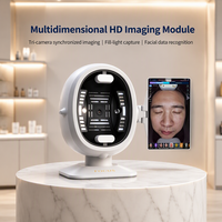 AI 3D Facial Skin Analyzer 8 Spektrum Kamera HD Layar Sentuh 15 Inci WiFi Bluetooth untuk Penggunaan Salon dan Rumah