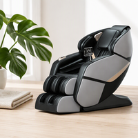 Silla de Masaje Eléctrica Plegable Portátil 3D de Gravedad Cero de Alta Calidad, Precio de Fábrica, OEM, con Pantalla Táctil de Lujo para el Cuidado de la Salud