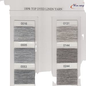 Fil fantaisie FAMILL <span class=keywords><strong>LIN</strong></span> DE L26 100% <span class=keywords><strong>lin</strong></span> européen, filé à anneaux, écologique, pour tissage et tricotage, calibre 12/14, 1 brin - Product Image 1