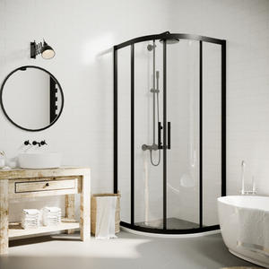 快速响应耐腐蚀不锈钢酒店浴室淋浴玻璃支架现代设计防水易安装 - Product Image 5