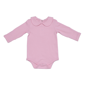 Haute qualité bébé vêtements filles garçons 0-12 mois bébé barboteuse combinaisons unisexe tricoté bébé barboteuse avec <span class=keywords><strong>jolie</strong></span> garniture Picot - Product Image 3