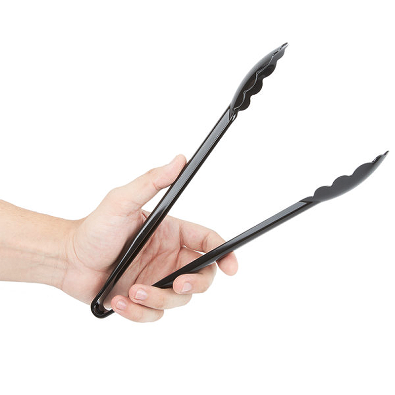 12-дюймовые термостойкие прочные щипцы для еды, щипцы для салата, кухонные гаджеты, пластиковые щипцы для еды без BPA