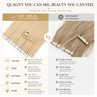 Extensions de cheveux brésiliennes à bandes adhésives, tissage de cheveux Remy 50g, invisibles, sans couture, cuticules alignées, cheveux vierges naturels, qualité usine