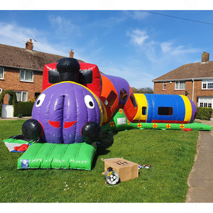 Công viên giải trí trẻ em thu thập dữ liệu đường hầm đầy màu sắc <span class=keywords><strong>Inflatable</strong></span> caterspillar đường hầm cho chơi ngoài trời - Product Image 3