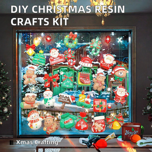 Christmas DIY <b>Toys</b> for Kids Resin Beads Phone Case Sticker Shoe Decorative Elements Bag Charms Add-Ons <b>Slime</b> Decor - Product Image 3