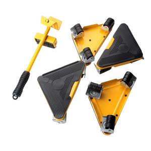 Iron Triangle Moving Tool 5pcs Set 15mm Home Use Heavy Object Transport Kit - Product Image 3