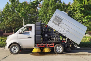 Camión Pequeño para Limpieza de Carreteras con Reciclaje Total, Cero Contaminación Secundaria, Ciclo Cerrado de Almacenamiento de Aguas Residuales, Vehículo de Fregado Profundo - Product Image 3