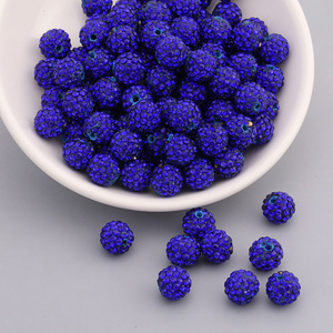 Hạt Đất Sét Polymer 8mm đính kim cương giả thêu hạt pha lê Rhinestone vải nặng - Product Image 5