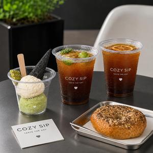 Vasos de Plástico PET Transparentes Personalizados al por Mayor para Té Helado, Café, Jugo, Postre, Sundae, Café, Panadería, Restaurante, Comida para Llevar - Product Image 3