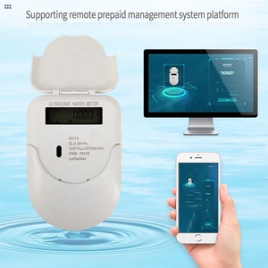 Medidor de Água Ultrassônico Inteligente IoT Pré-pago em Latão com Precisão de +/-2% Certificado ISO 4064 Classe B e Certificado de Calibração - Product Image 2