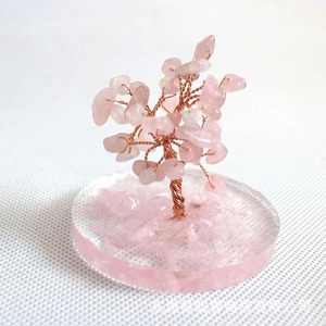 Natural <b>Crystal</b> Money <b>Tree</b> Resin Base Handmade Ornament Home Decoration Gift - Product Image 1