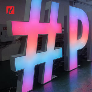 Letrero de letras de canal gigante personalizado Kexian para exteriores, 5 pies, 4 pies, 3 pies, letra iluminada, letrero comercial, letrero de paisaje, centro comercial - Product Image 2