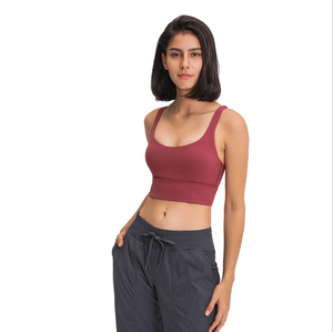 Nuevo diseño de alto impacto de nylon entrenamiento gimnasio activewear tops sujetador podría conjunto de matemáticas - Product Image 6
