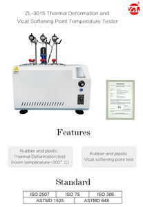 EN 727 ISO 2507 VST Plastikler için <span class=keywords><strong>Vicat</strong></span> Yumuşaklaşma Sıcaklığı Test Cihazı - Product Image 5