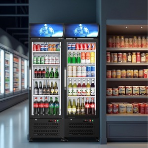 Commercial Supermarket Air Cooler for Beverages <strong>CocaCola</strong> Pepsi Other Drinks Display Fridge Refrigerator for Ice Cream Store Use - Product Image 5