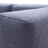 Ensemble de canapés modulaires modernes et convertibles en tissu velours côtelé, personnalisable en couleur, pour villas, centres commerciaux et salons