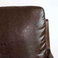 Fauteuil d'appoint en bois moderne pour salon, chaise de hall avec accoudoirs en bois courbé et assise en tissu