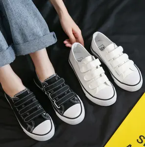 2024 नई शैली के फैशन कैज़ुअल जूते महिलाओं के कैनवास जूते