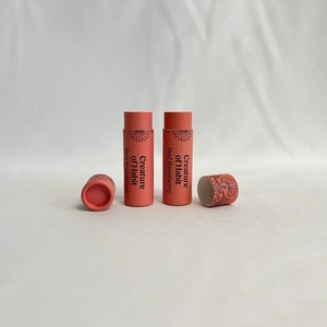 หลอดกระดาษคราฟท์คุณภาพสูง ขนาด 10 มล. ย่อยสลายได้ ผลิตด้วยมือ สำหรับบรรจุภัณฑ์แบบกดสำหรับลิปบาล์ม เครื่องสำอาง - Product Image 6