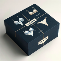 KEXIN Coffret cadeau de luxe Logo couleur personnalisé Base du couvercle de luxe Doublure éponge gaufrée Emballage en carton personnalisé imprimé artisanal pour le cou