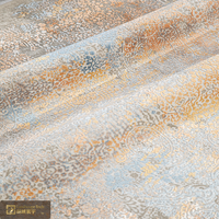 Tapis LandScopeTech Premium Baroque 1200 Reed Abstrait Wilton Tissé Acrylique Viscose à Poils Courts Convivial pour Animaux de Compagnie Coton