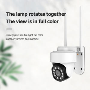 Kamera Cctv jaringan nirkabel luar ruangan, 5mp Kamera Cctv pelacakan gerak manusia pemberitahuan peringatan Wifi kamera rumah pintar - Product Image 5