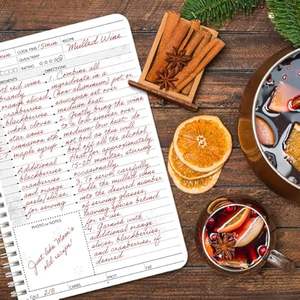 Livre <span class=keywords><strong>de</strong></span> <span class=keywords><strong>recettes</strong></span> <span class=keywords><strong>de</strong></span> vacances/Mes <span class=keywords><strong>recettes</strong></span> <span class=keywords><strong>de</strong></span> vacances préférées/Remplissez le journal <span class=keywords><strong>de</strong></span> <span class=keywords><strong>recettes</strong></span>, Wire-O - 100 pages, 8.5 ''X 11'' - Product Image 2