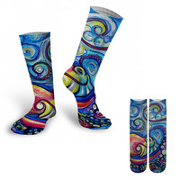 Chaussettes imprimées personnalisées à la mode OEM Chaussettes unisexes mignonnes Anime Funky Cool Nouveauté Chaussettes graphiques personnalisées Chaussettes drôles