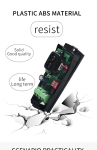 Sensor Fotoeléctrico Láser Reflectante Moderno YET611LSR con Interruptor DIP para Ajustar la Distancia, para Sistemas de Seguridad de Garajes y Puertas Automáticas - Product Image 2